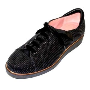 Beautifeel Women's Jane In Black Linear Printed Suede